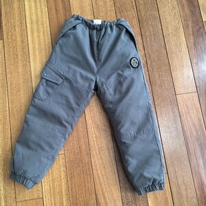 Boys Winter Down Pants Size 120 Waterproof Insulated Kids Puffer Snowpants Ski